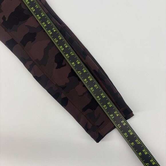 Lululemon Invigorate High-Rise Tight 25" Camo Leggings Burgundy Womens‎ Size 6 - Picture 8 of 10